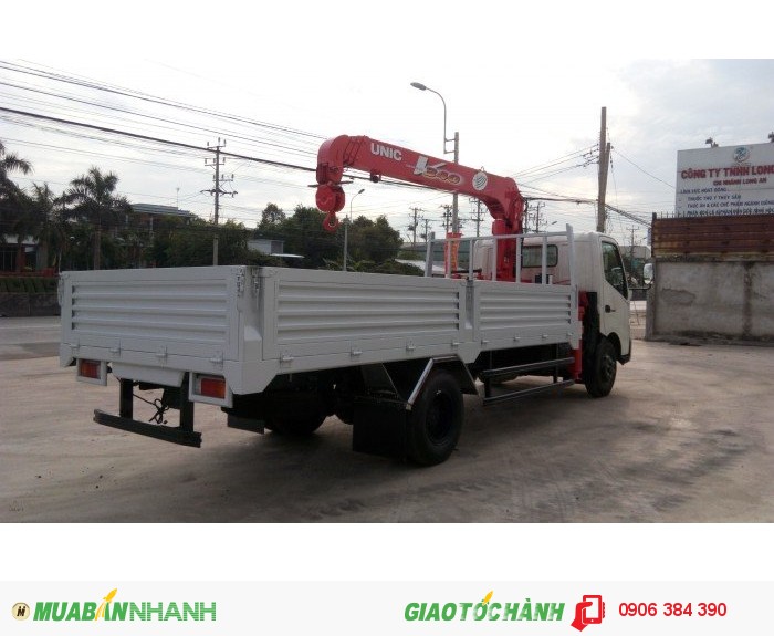 Bán Xe tải HINO XZU720 4,5T có gắn cẩu tại Miền nam,giá cạnh tranh