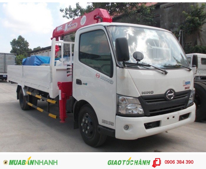 Bán Xe tải HINO XZU720 4,5T có gắn cẩu tại Miền nam,giá cạnh tranh