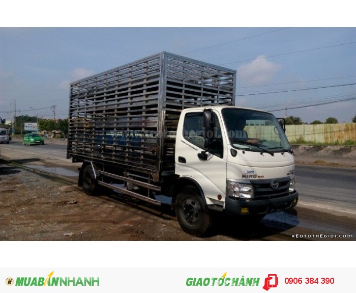 Đại lý Bán xe tải Hino WU352L thùng lửng 3.5 tấn 2016,giao xe ngay