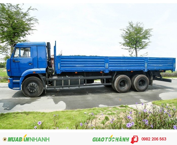 Xe tải thùng Hiệu Kamaz nhập khẩu nguyên chiếc từ Nga, xe mới 100%. bảo hành và phụ tùng chính hãng