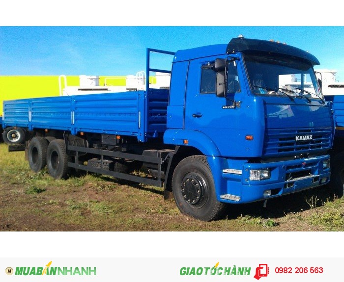 Xe tải thùng Hiệu Kamaz nhập khẩu nguyên chiếc từ Nga, xe mới 100%. bảo hành và phụ tùng chính hãng