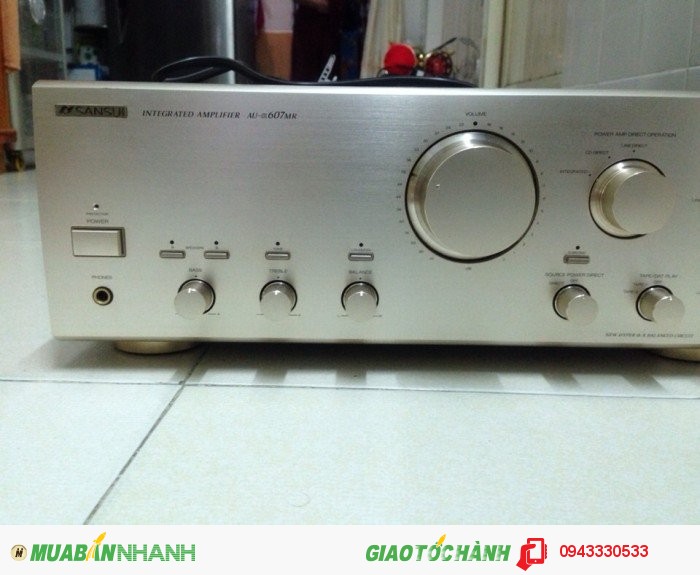 Cần bán Amply Sansui anpha 607MR mặt vàng đẹp