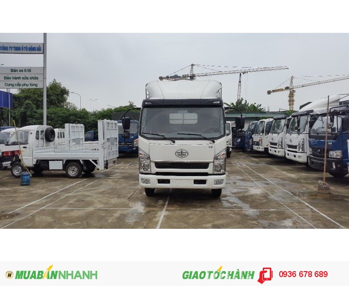 FAW 6,2 tấn, Cabin Isuzu, thùng dài 4,36M, chở nặng, giá tốt