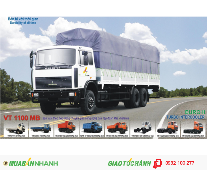 Cần bán xe tải veam vt1100, tải trọng 11 tấn , hỗ trợ mua xe trả góp