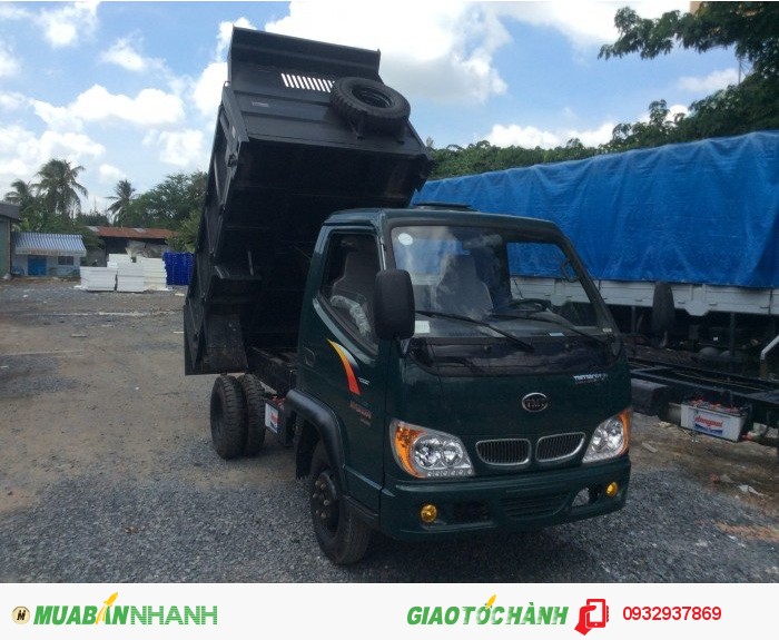Xe Ben 2400kg Động cơ máy HyunDai vào Thành phố