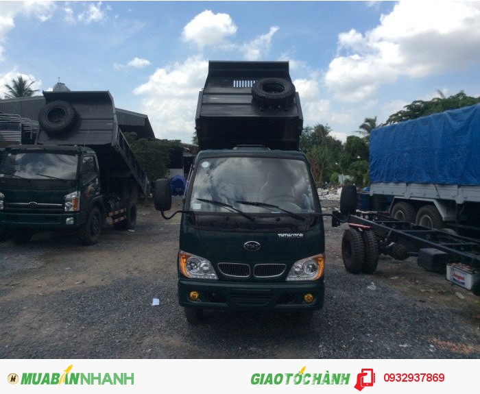Xe Ben 2400kg Động cơ máy HyunDai vào Thành phố
