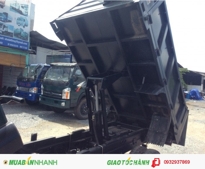 Xe Ben 2400kg Động cơ máy HyunDai vào Thành phố