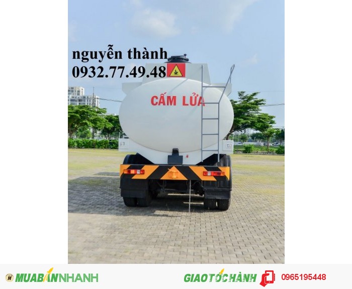 Xe bồn xăng dầu kamaz nhập khẩu tải được 20 - 23 m3