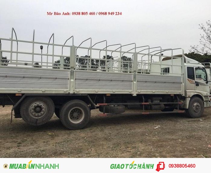 Bán xe tải THACO AUMAN C1500, 6X2, chân co, tải trọng 14.8 tấn giá rẻ