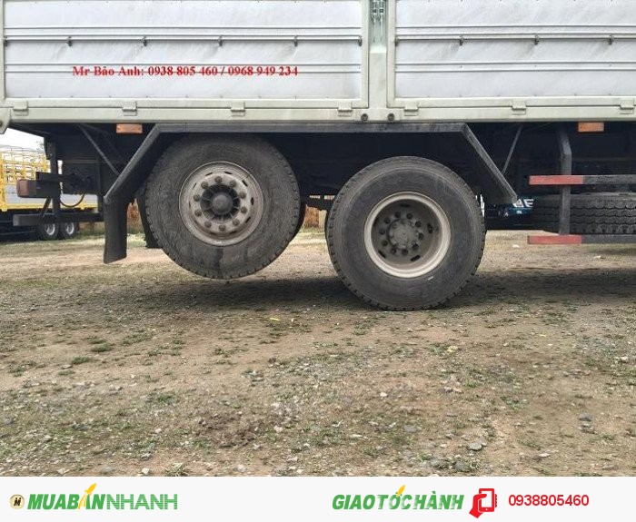 Bán xe tải THACO AUMAN C1500, 6X2, chân co, tải trọng 14.8 tấn giá rẻ