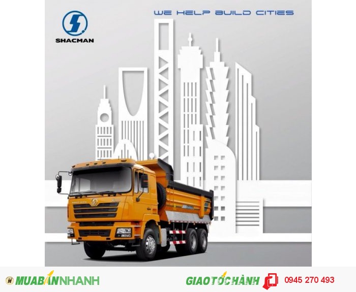 Xe ben Shacman!! Dòng xe ben 03 chân được ưa chuộng nhất Việt Nam