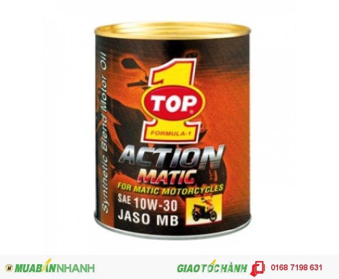 Nhớt Top 1 Action Matic 10w30 0.8l Nhập Khẩu Cao Cấp