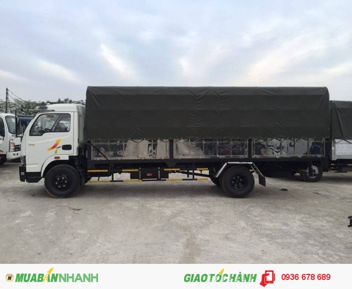 Xe tải Veam VT750, tải trọng 7,5 tấn, động cơ Hyundai, thùng dài 6M