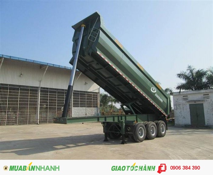 Đại lý bán Sơ Mi Rơ Mooc Ben Doosung 24 khối 29 tấn,giao toàn quốc