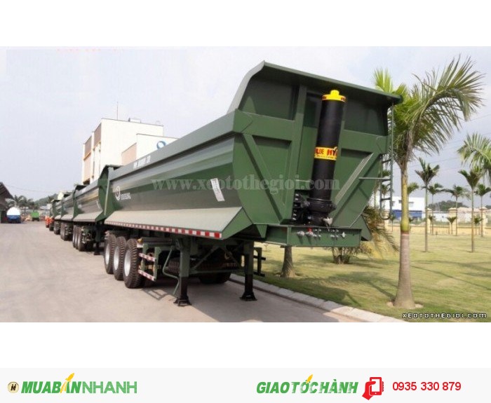 Sơ Mi Rơ Moóc Thùng Ben Tự Đổ Tối Ưu Nhất Tải Trọng Cao Phẩm Mới Nhất
