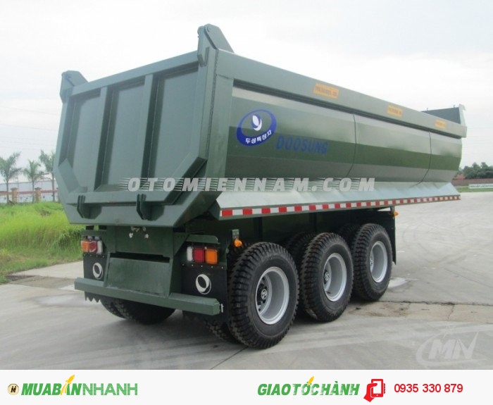 Sơ Mi Rơ Moóc Thùng Ben Tự Đổ Tối Ưu Nhất Tải Trọng Cao Phẩm Mới Nhất