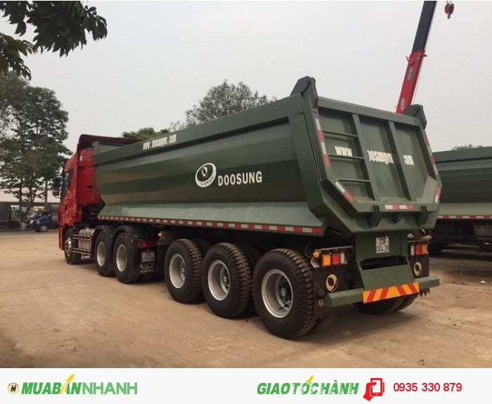 Sơ Mi Rơ Moóc Thùng Ben Tự Đổ Tối Ưu Nhất Tải Trọng Cao Phẩm Mới Nhất