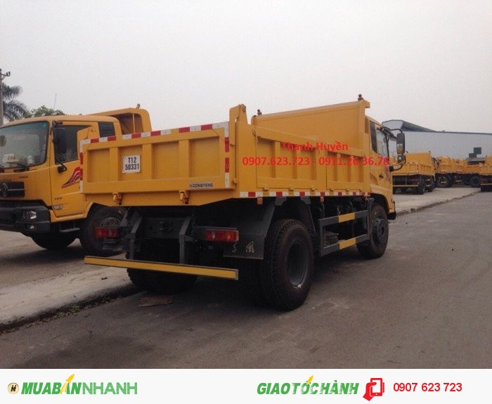 Xe ben dongfeng YC 180 trọng tải 8 tấn - 2016, khuyến mãi đến ngày 24/07/2016