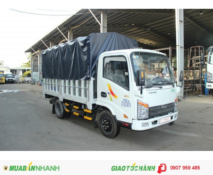 Bán Xe tải Veam 2.4T thùng dài 4m1, xe tải Veam vt252-1 thùng dài 4m1 sản phẩm mới giá rẻ