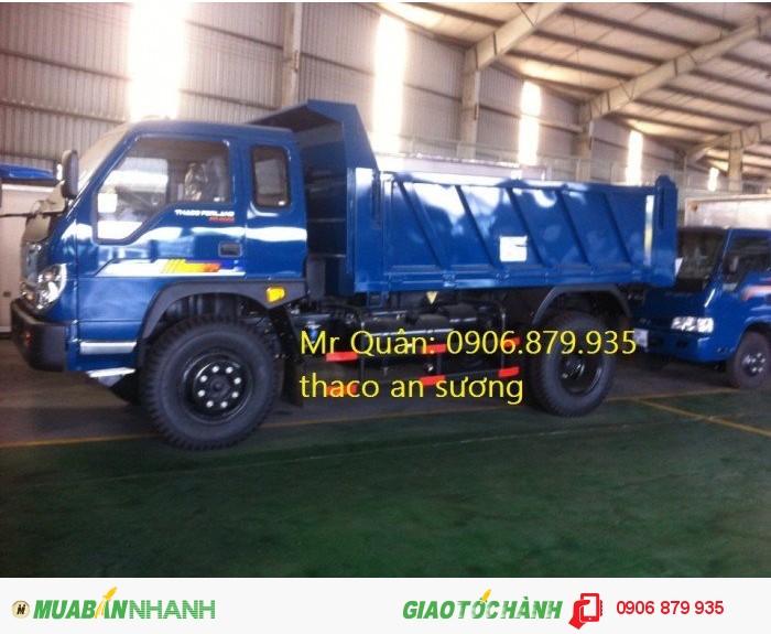 Xe ben tải trọng từ 2- 9 tấn thaco forland