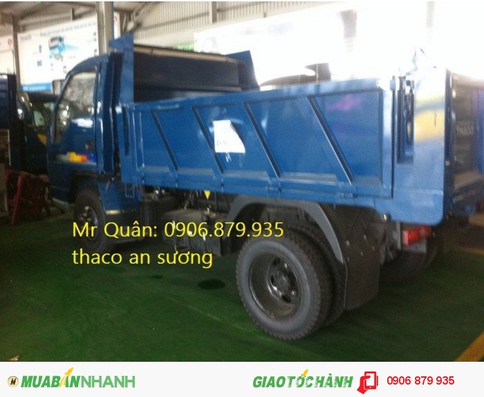 Xe ben tải trọng từ 2- 9 tấn thaco forland