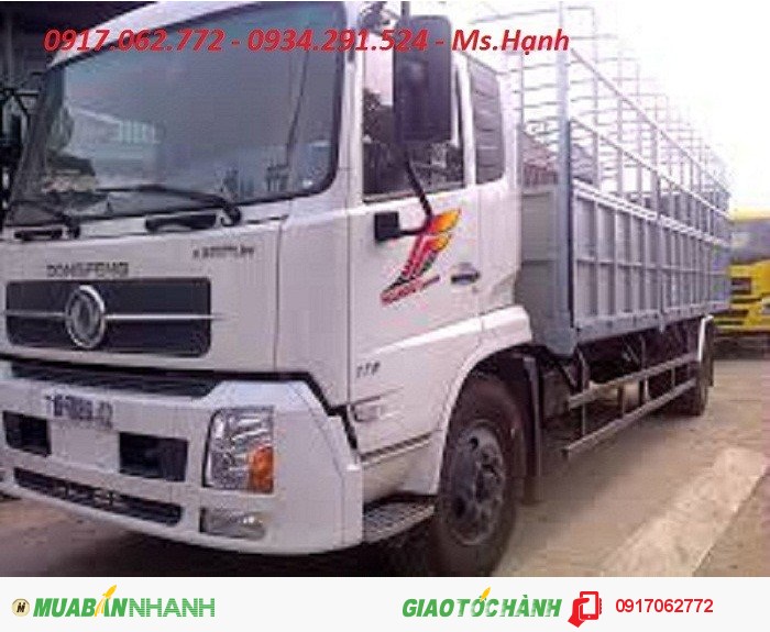 Xe tải dongfeng hoàng huy B170 tải trọng 9 tấn 6