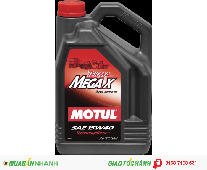 Nhớt Motul Tekma Mega X 15W40 nhập khẩu cao cấp cho ô tô