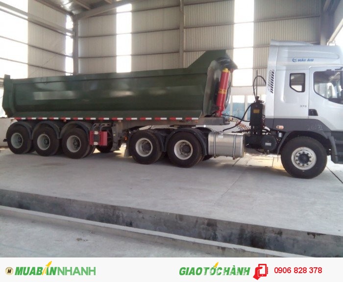 Sản Phẩm Mới Nhất Xe Sơ Mi Rơ Moóc Thùng Tự Đổ (Moóc Ben) Tải Trọng Cao