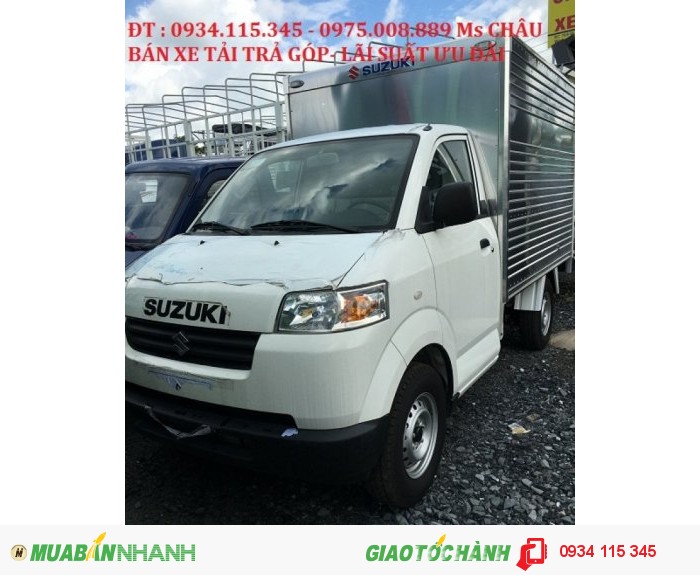 Xe mới- xe tải suzuki pro 740kg nhập khẩu - Bán xe tải suzuki 740kg trả góp xe mới 2016