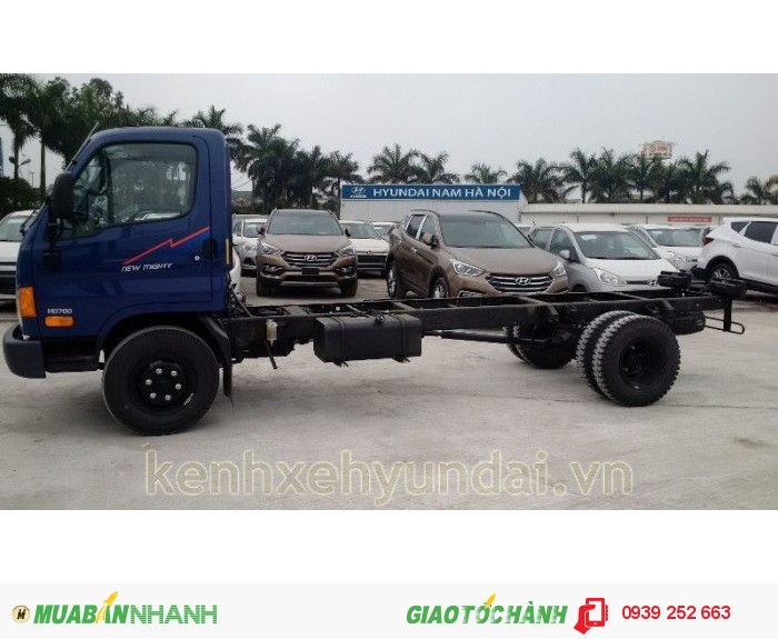 Xe tải NEW MIGHTY máy hyundai 7100kg 2016