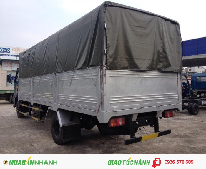 Xe tải Veam VT490, tải trọng 5 tấn, máy Hyundai, thùng dài 5,2M hoặc 6M