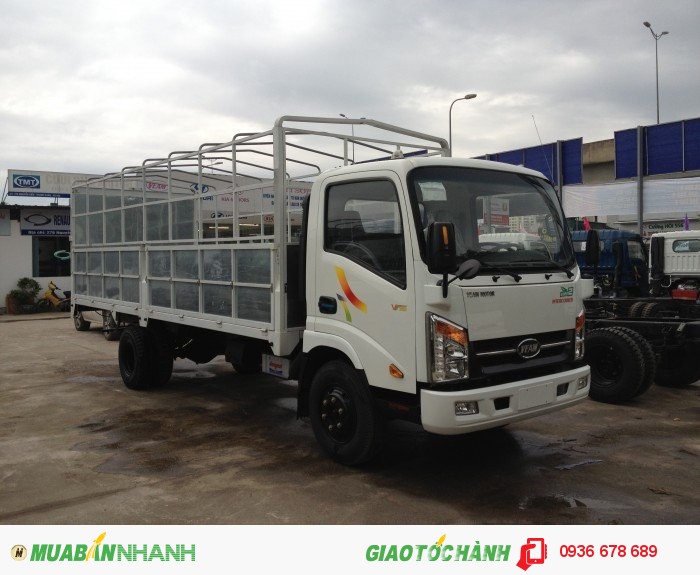 Xe tải Veam VT260, tải trọng 2 tấn, thùng siêu dài 6M, máy Hyundai