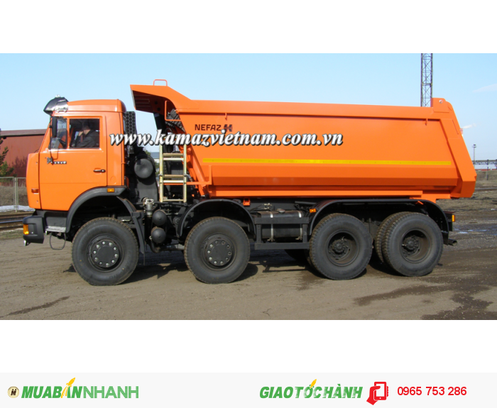 Xe ben kamaz 15 tấn đời 2016