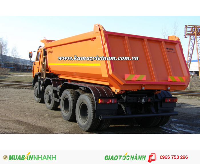 Xe ben kamaz 15 tấn đời 2016