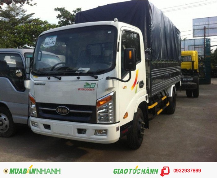 Xe VEAM VT340S tải trọng 3500kg thùng dài 6m2