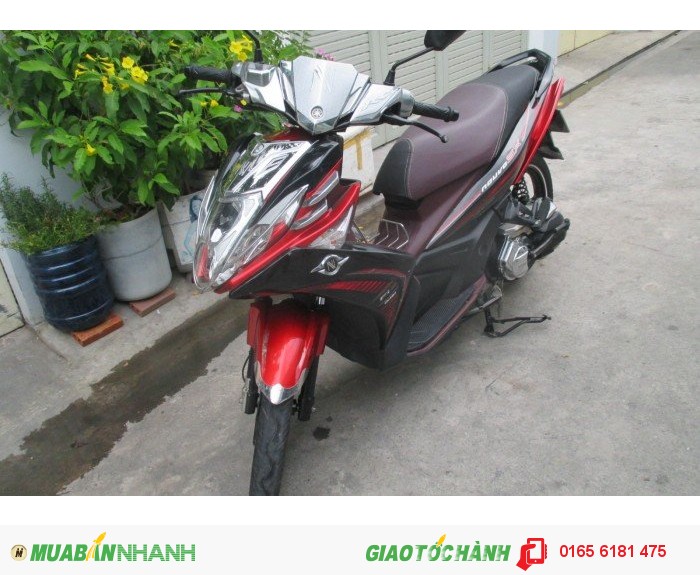 Yamaha Nouvo 5 SX màu đỏ trắng đen, zin từng con ốc