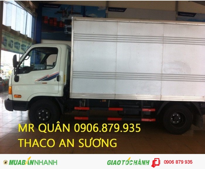 Bán xe tải Thaco Hyundai 3.45 tấn Hyundai HD345 chi nhánh an sương