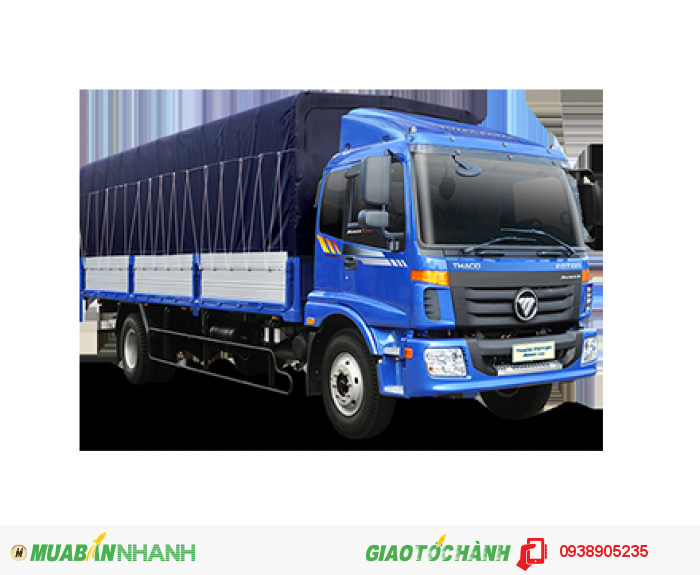 Xe tải Thaco Auman C160, xe tải Thaco 2 chân 9 tấn thùng dài 7,4m