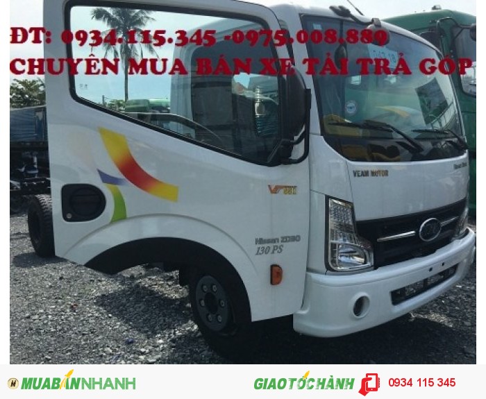 Xe tải veam 6t5( veam  VT650 )xe tải veam 6.5 tấn /xe tải veam 6.5T động cơ Nissan Hàn Quốc.