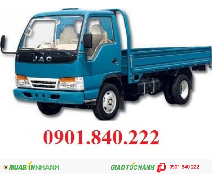 Miễn phí trước bạ khi mua xe tải Jac 1.25 tấn HFC125K, Jac 1.5 tấn HFC1020K