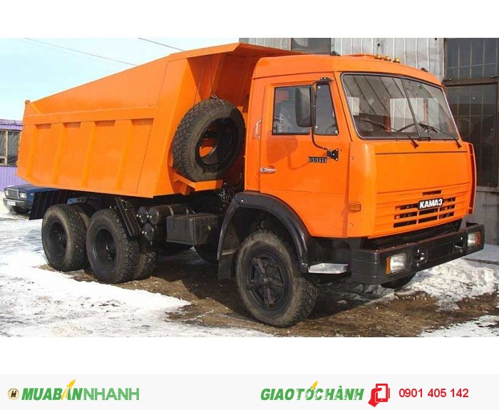 Đại lý bán Xe Ben Kamaz 55111 (6x4), Xe tải Kamaz nhập nhẩu từ Nga