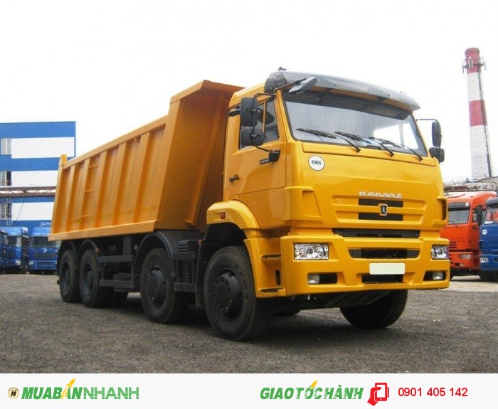 Bán Xe ô tô tải tự đổ KAMAZ 6520 728 6x4 thể tích thùng ben 16m3 2016