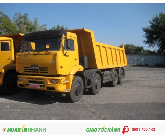 Bán Xe ô tô tải tự đổ KAMAZ 6520 728 6x4 thể tích thùng ben 16m3 2016