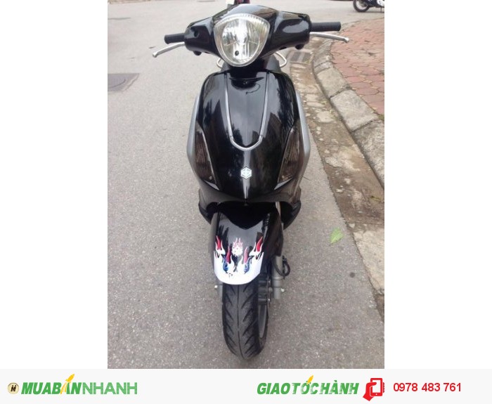 Fly piaggio màu đen nhập khẩu