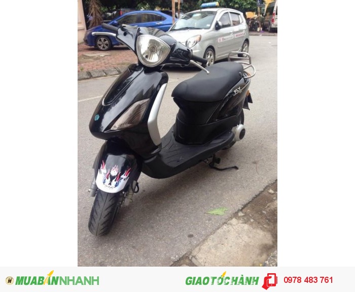 Fly piaggio màu đen nhập khẩu