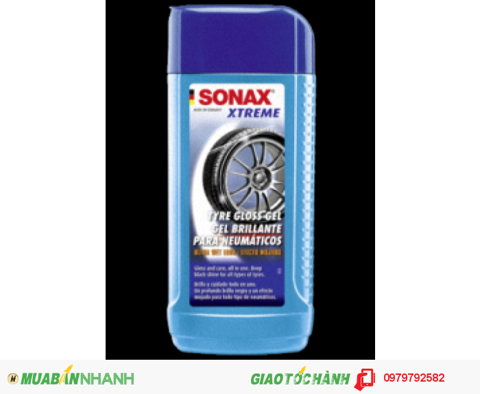Sonax Xtreme Tyre Gloss Gel - Gel làm sạch và bảo vệ lốp xe