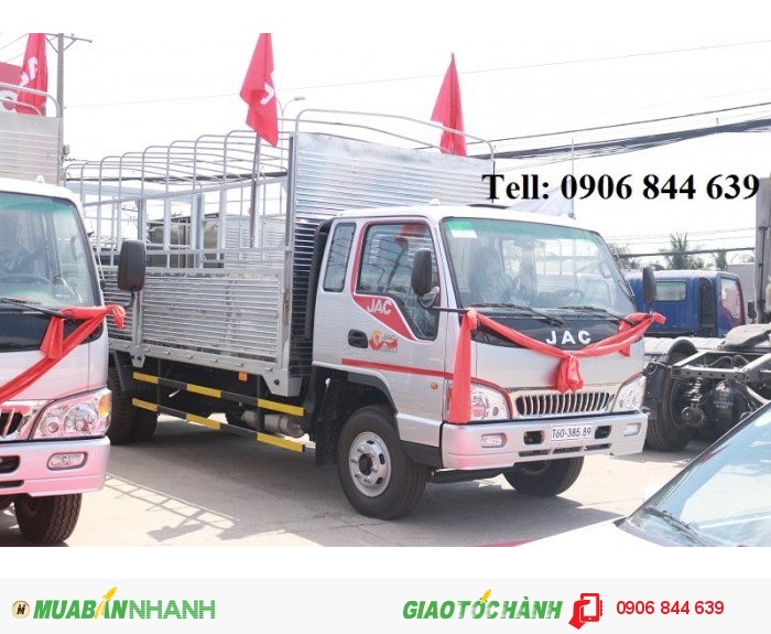 Đại lý bán xe tải Jac 6T4 6.5 tấn, xe tải thùng 6T4 6.5 tấn thùng dài 6 mét 2