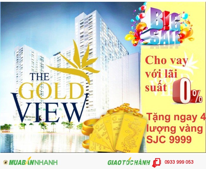 Mở bán căn hộ Gold River View ngay TT Saigon với 3 mặt tiếp giáp Sông