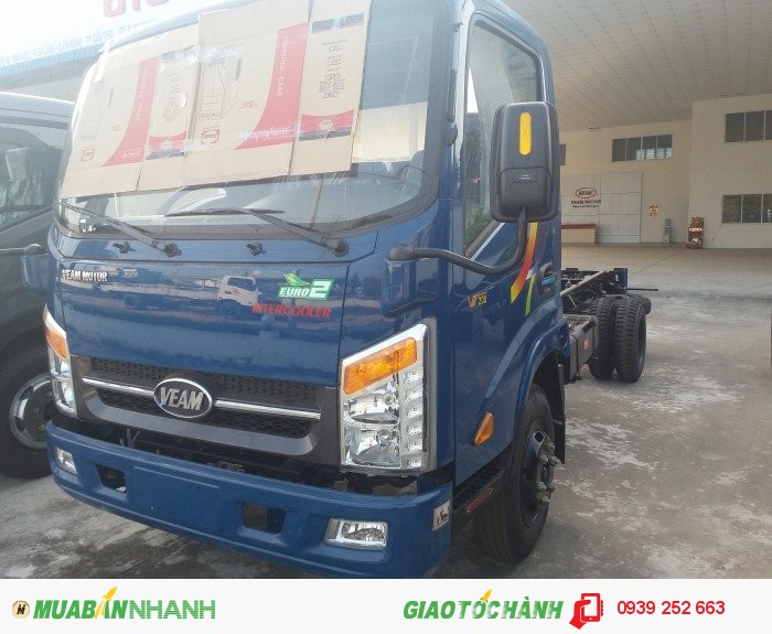 Xe tải veam  VT200-1 1990kg 2016 máy hyundai
