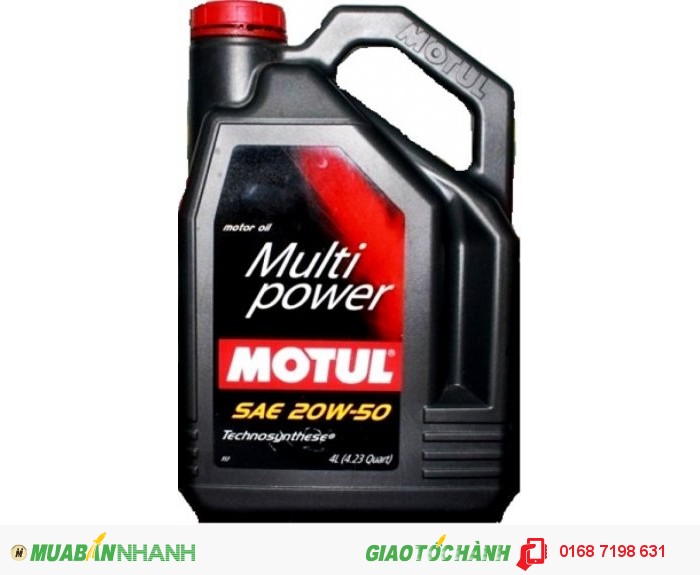 Nhớt Motul MULTIPOWER 20W50 cao cấp cho ô tô